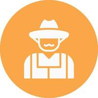 Farmer Creative Icon Design vector