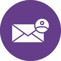 Contact Email Creative Icon Design vector