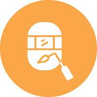 Welding Mask Creative Icon Design vector