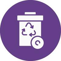 Recycle Bin Creative Icon Design vector