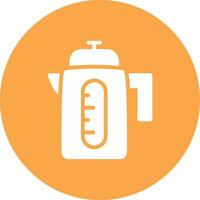 Electric Kettle Creative Icon Design vector