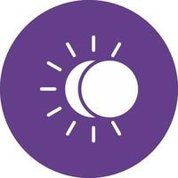 Eclipse Creative Icon Design vector