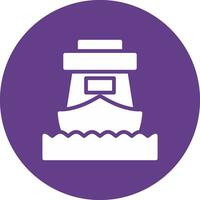 Ship Creative Icon Design vector