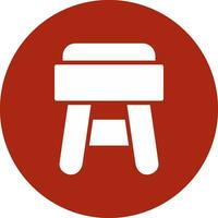 Stool Creative Icon Design vector