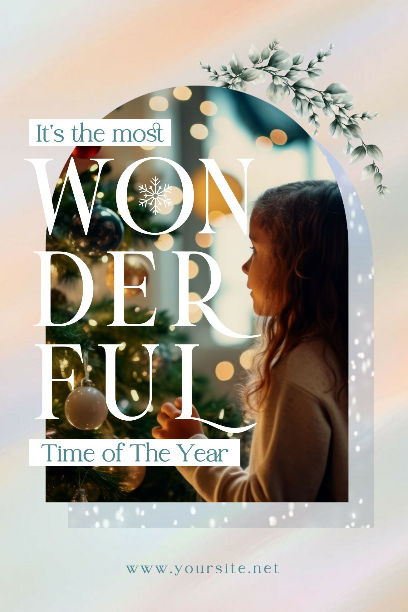 Winter Holiday Graphic for Social Media