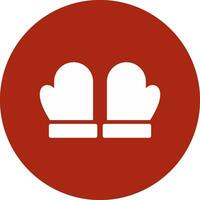 Kitchen Glove Creative Icon Design vector