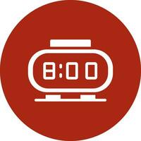 Digital Clock Creative Icon Design vector