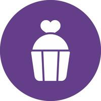 Valentines Cake Creative Icon Design vector