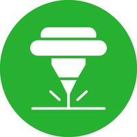 Laser Creative Icon Design vector