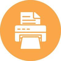 Printer Creative Icon Design vector