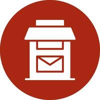 Postbox Creative Icon Design vector