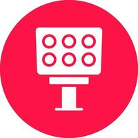 Light Creative Icon Design vector