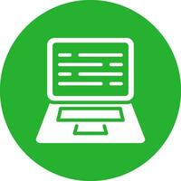 Laptop Creative Icon Design vector