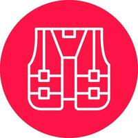 High Visibility Vest Creative Icon Design vector