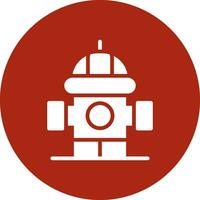 Fire Hydrant Creative Icon Design vector