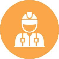 Worker Creative Icon Design vector