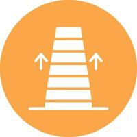 Escalator Creative Icon Design vector