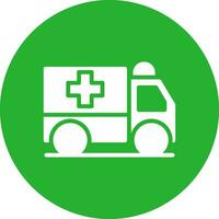 Ambulance Creative Icon Design vector