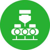 Conveyor Belt Creative Icon Design vector