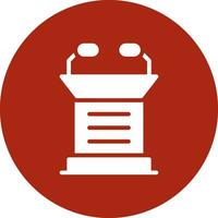 Lectern Creative Icon Design vector
