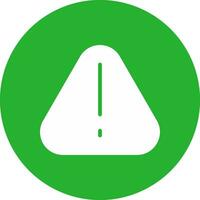 Warning Creative Icon Design vector