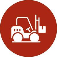 Forklift Creative Icon Design vector