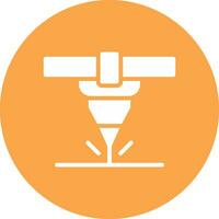 Laser Creative Icon Design vector