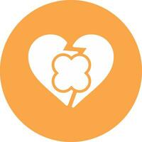 Broken Heart Creative Icon Design vector