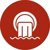 Sewer Creative Icon Design vector