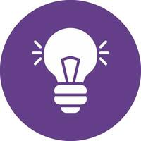 Light Bulb Creative Icon Design vector