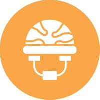 Helmet Creative Icon Design vector