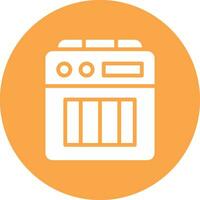 Amplifier Box Creative Icon Design vector