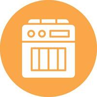 Amplifier Box Creative Icon Design vector