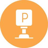 Parking Creative Icon Design vector