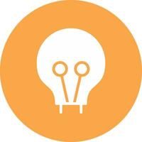 Light Bulb Creative Icon Design vector