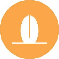 Surfboard Creative Icon Design vector