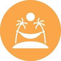 Hammock Creative Icon Design vector