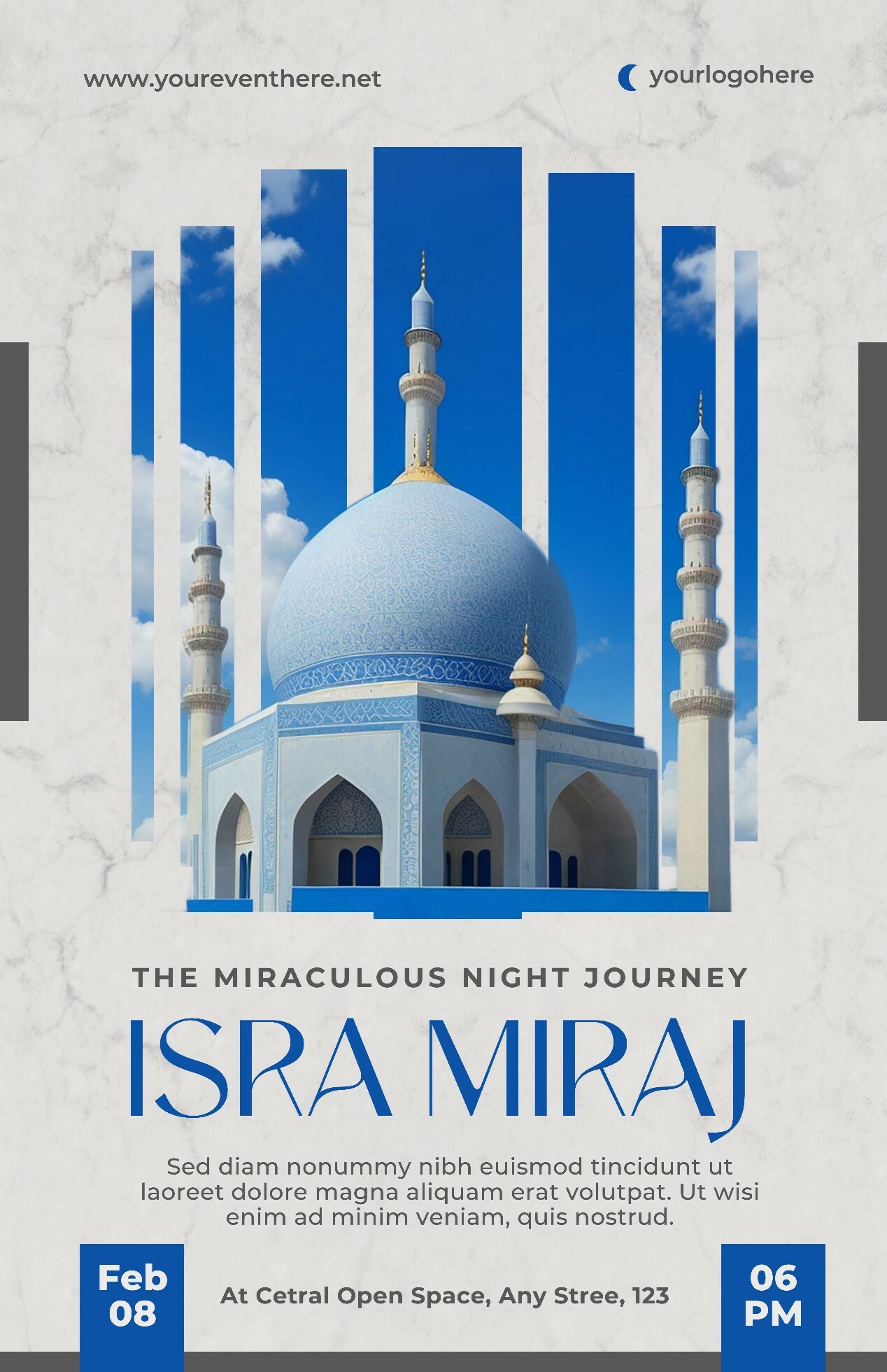 Isra' Miraj Event Poster