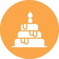 Wedding Cake Creative Icon Design vector