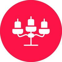 Candelabra Creative Icon Design vector