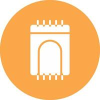 Prayer Rug Creative Icon Design vector