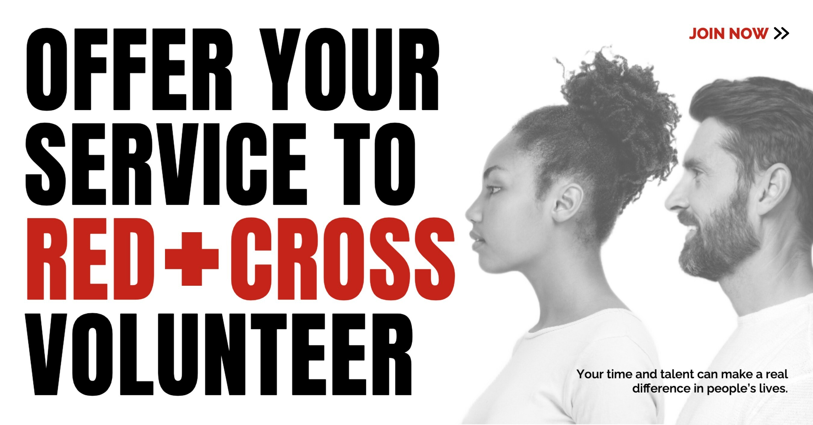 Red Cross Volunteering for Facebook Ads Template