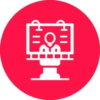 Billboard Creative Icon Design vector
