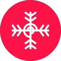 diseño de icono creativo de copo de nieve vector