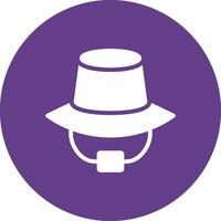 diseño de icono creativo de sombrero vector