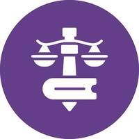 Law Creative Icon Design vector