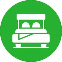 Bed Creative Icon Design vector