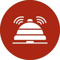 Reception Bell Creative Icon Design vector