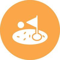 diseño de icono creativo de golf vector