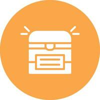 Treasure Chest Creative Icon Design vector